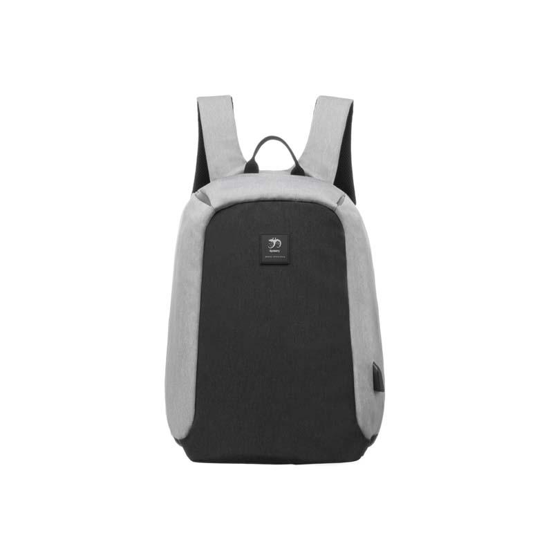 Gray  Minimalist Anti-Theft Backpack