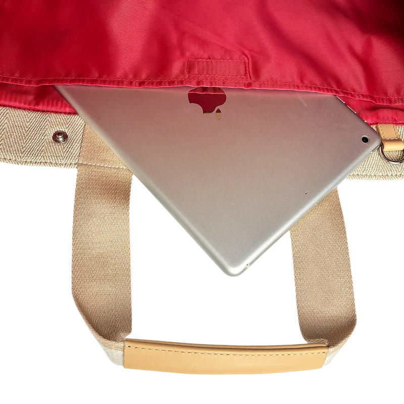 Capacity of the side pocket inside the tote bag