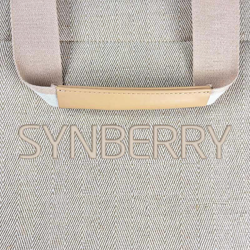 Tote bag with embroidered logo